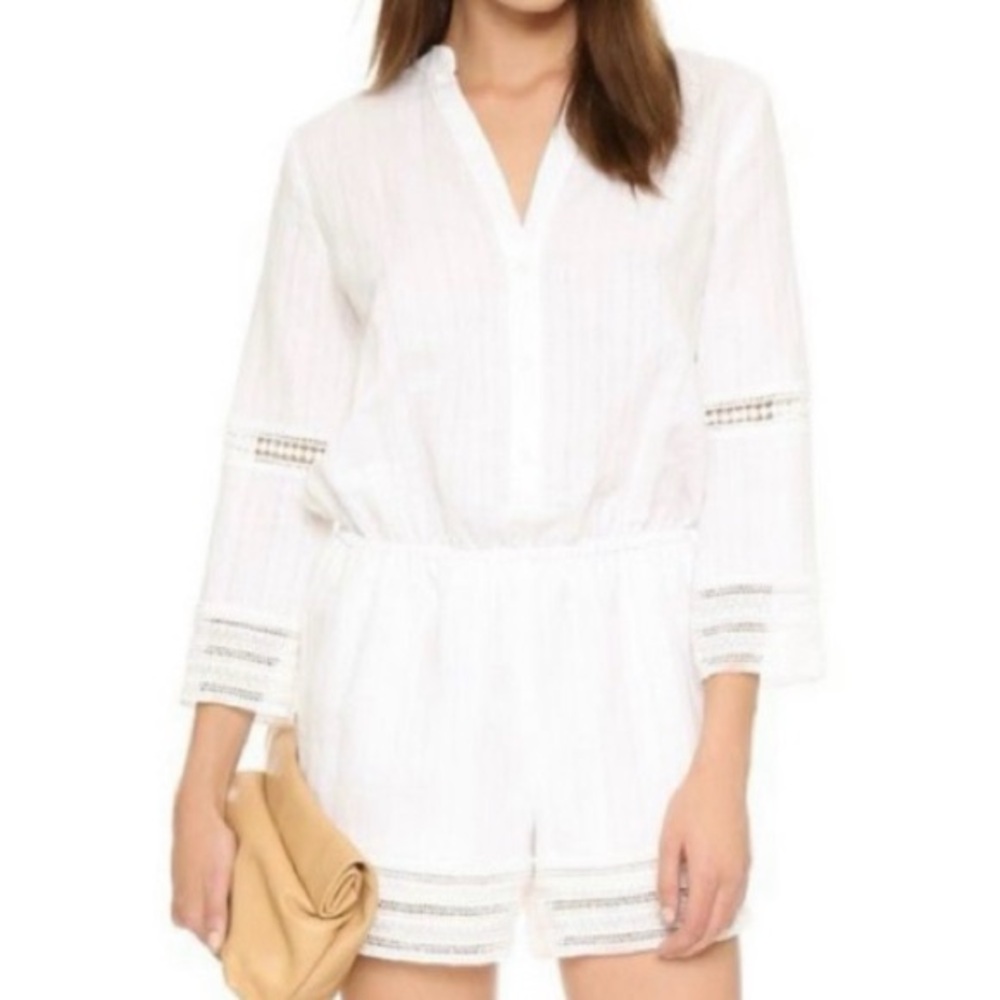 🍒Maven West Linen Romper - High Quality - White - Size S - Shopbop - Excellent